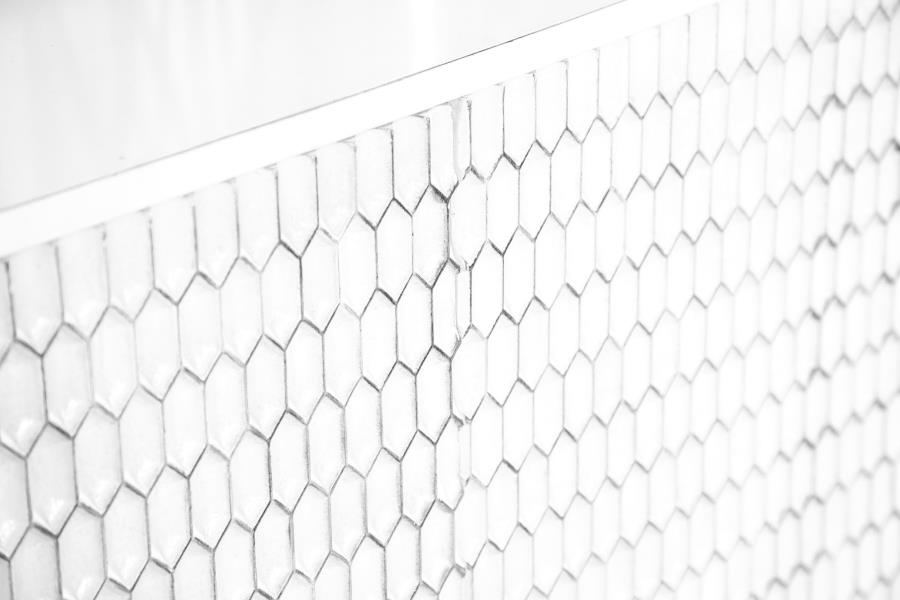 Gambon White Accent Cabinet