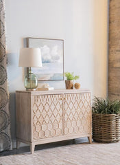 Eberto Brown Accent Cabinet