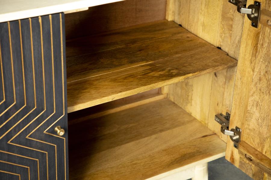 Ixora Black Accent Cabinet