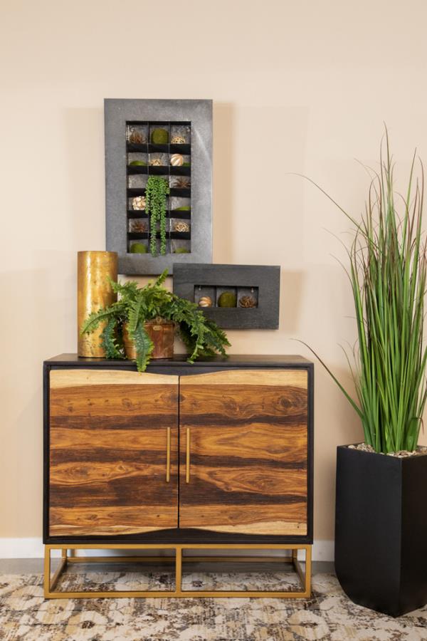 Zara Brown Accent Cabinet