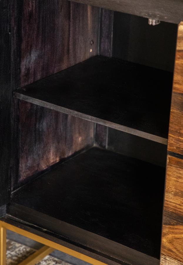 Zara Brown Accent Cabinet