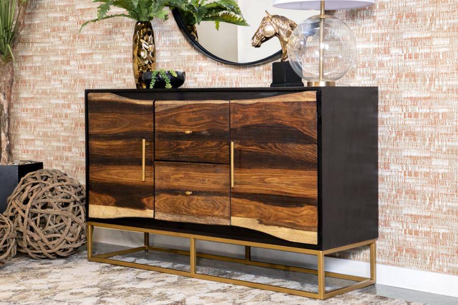 Zara Brown Accent Cabinet