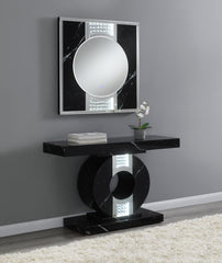 Eliana Black Console Table