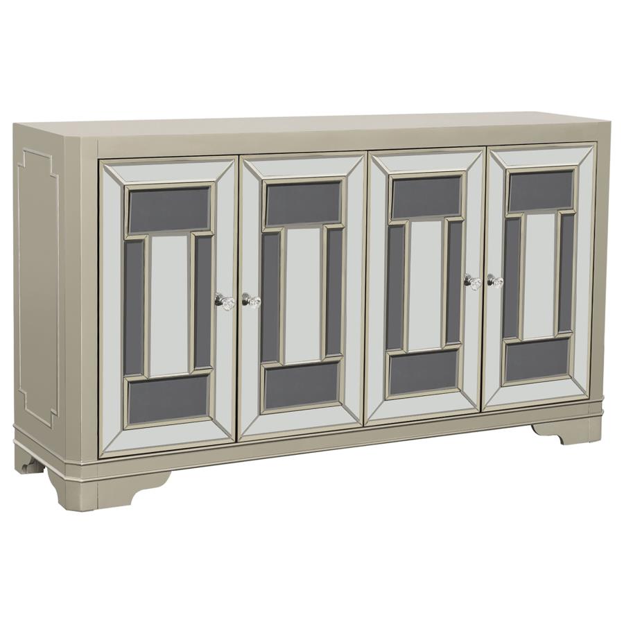 Toula Silver Accent Cabinet