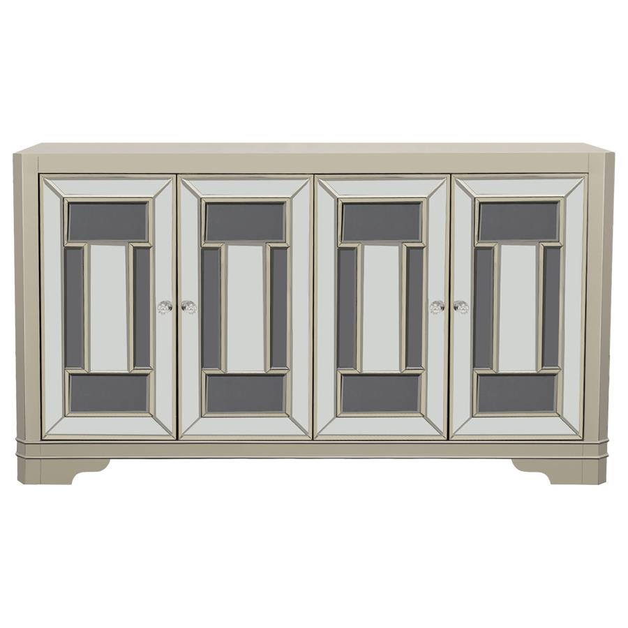 Toula Silver Accent Cabinet