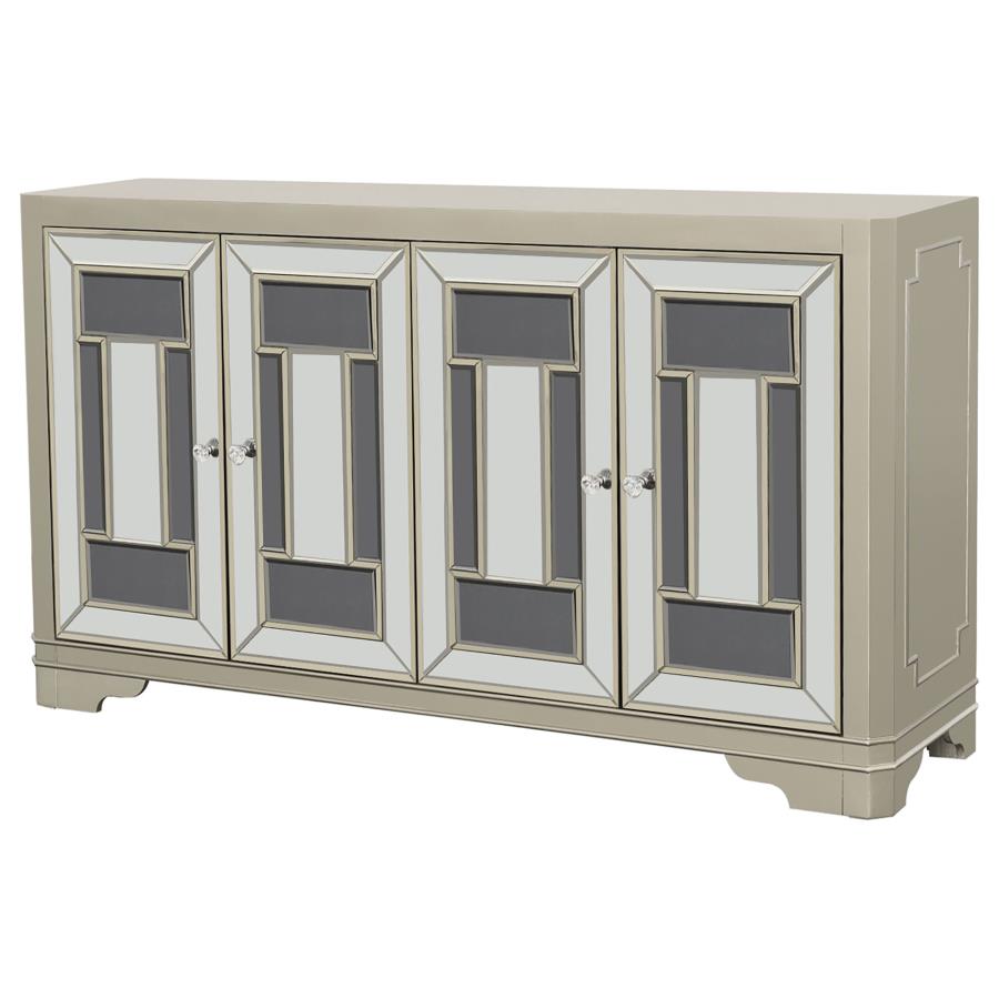 Toula Silver Accent Cabinet