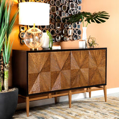 Zira Brown Accent Cabinet