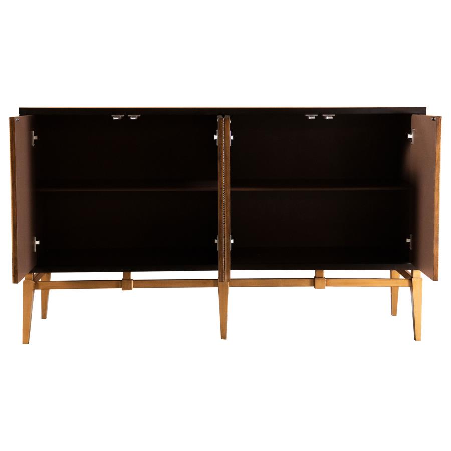 Zira Brown Accent Cabinet