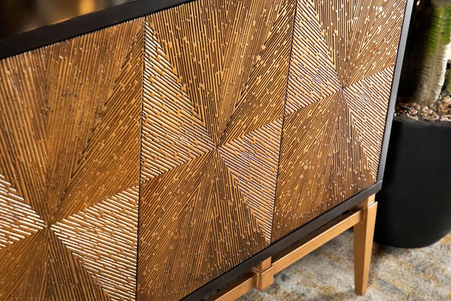 Zira Brown Accent Cabinet