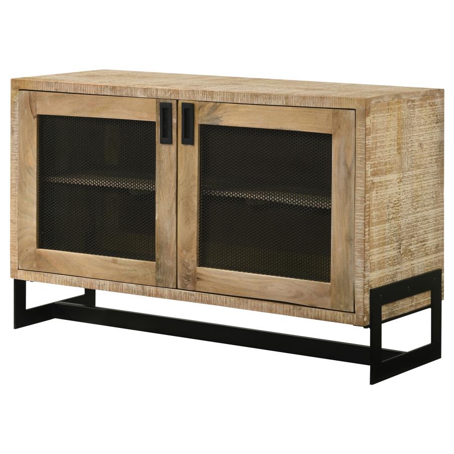 April Brown Accent Cabinet
