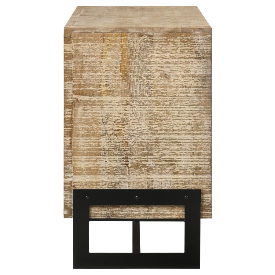 April Brown Accent Cabinet