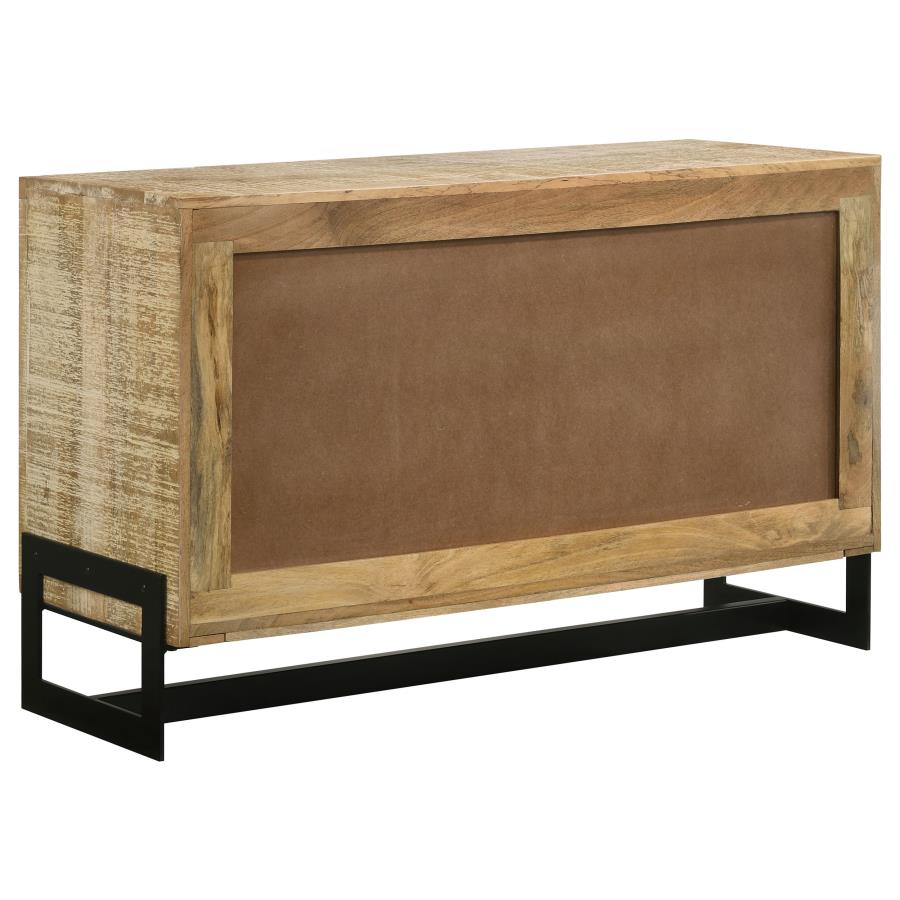 April Brown Accent Cabinet