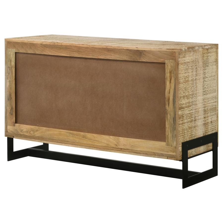 April Brown Accent Cabinet