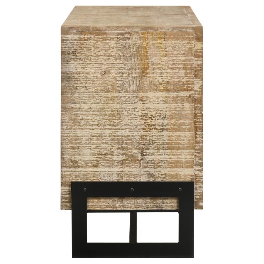 April Brown Accent Cabinet