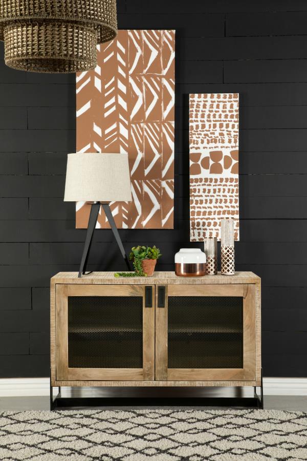 April Brown Accent Cabinet