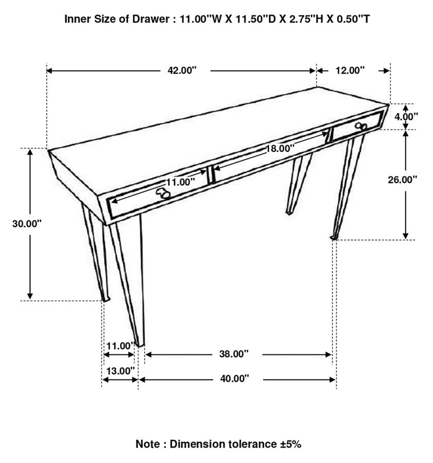 Radcliffe Brown Console Table