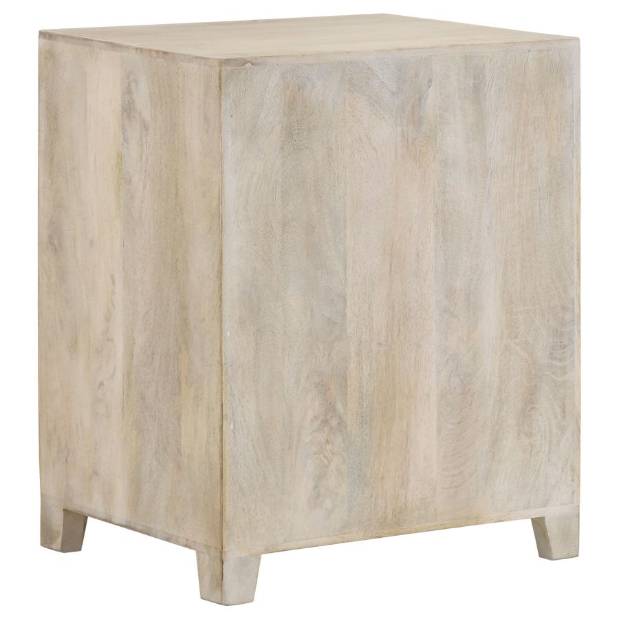 August Beige Accent Cabinet