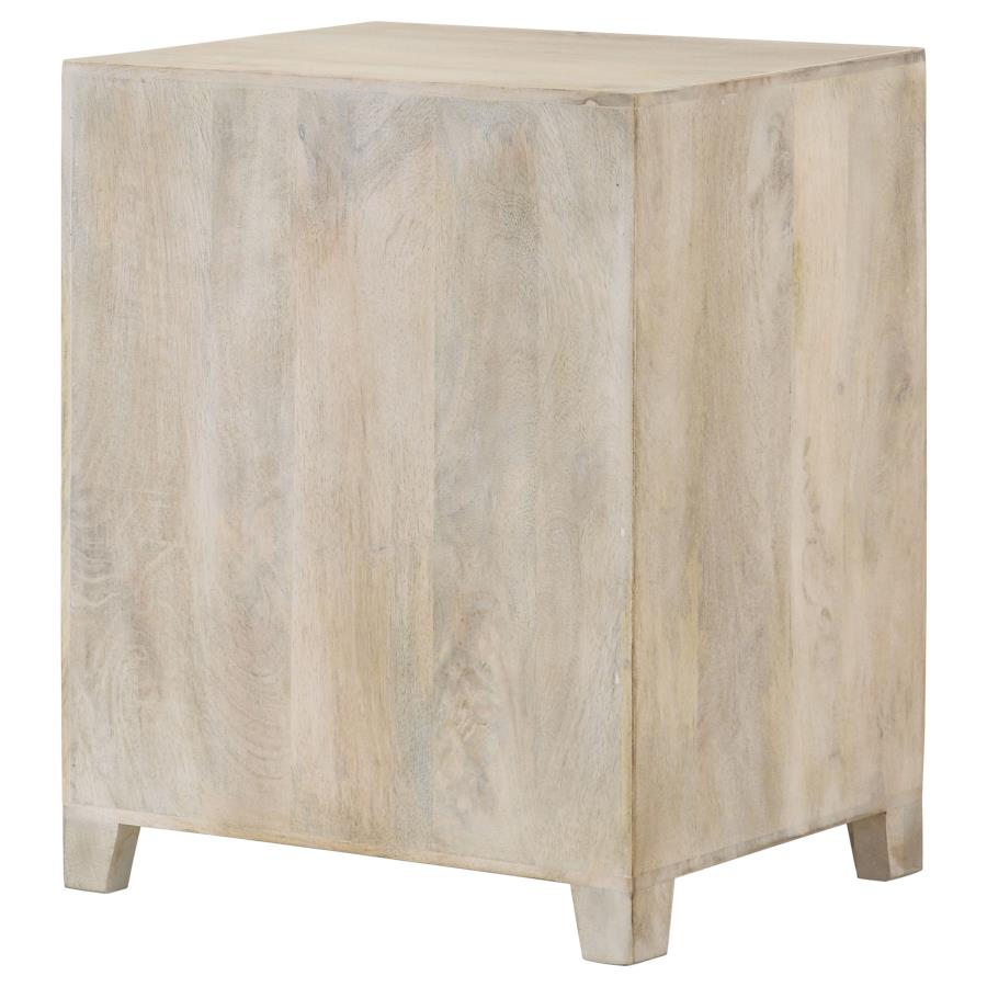 August Beige Accent Cabinet
