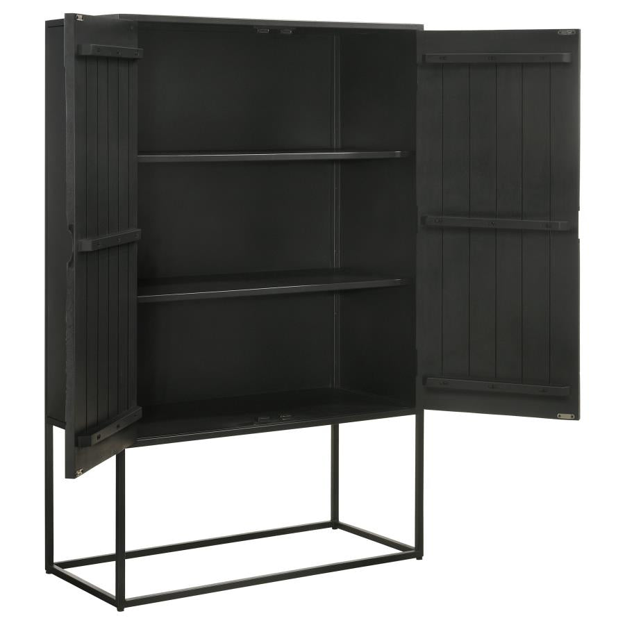 Jenna Black Accent Cabinet
