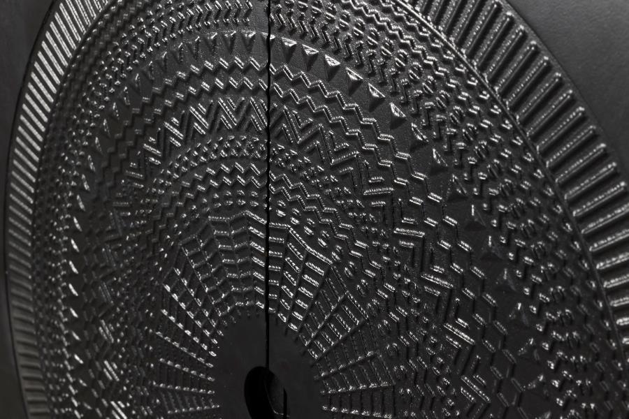 Jenna Black Accent Cabinet