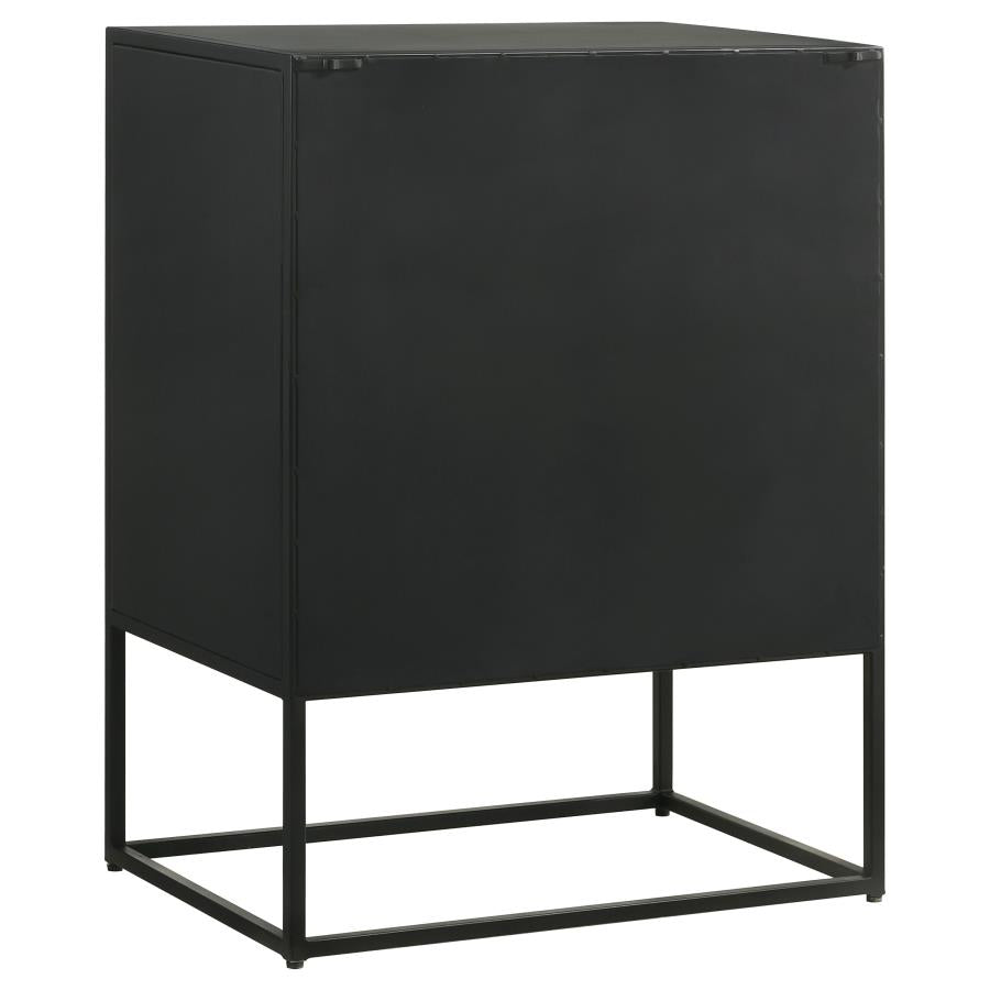 Alcoa Black Tall Accent Cabinet