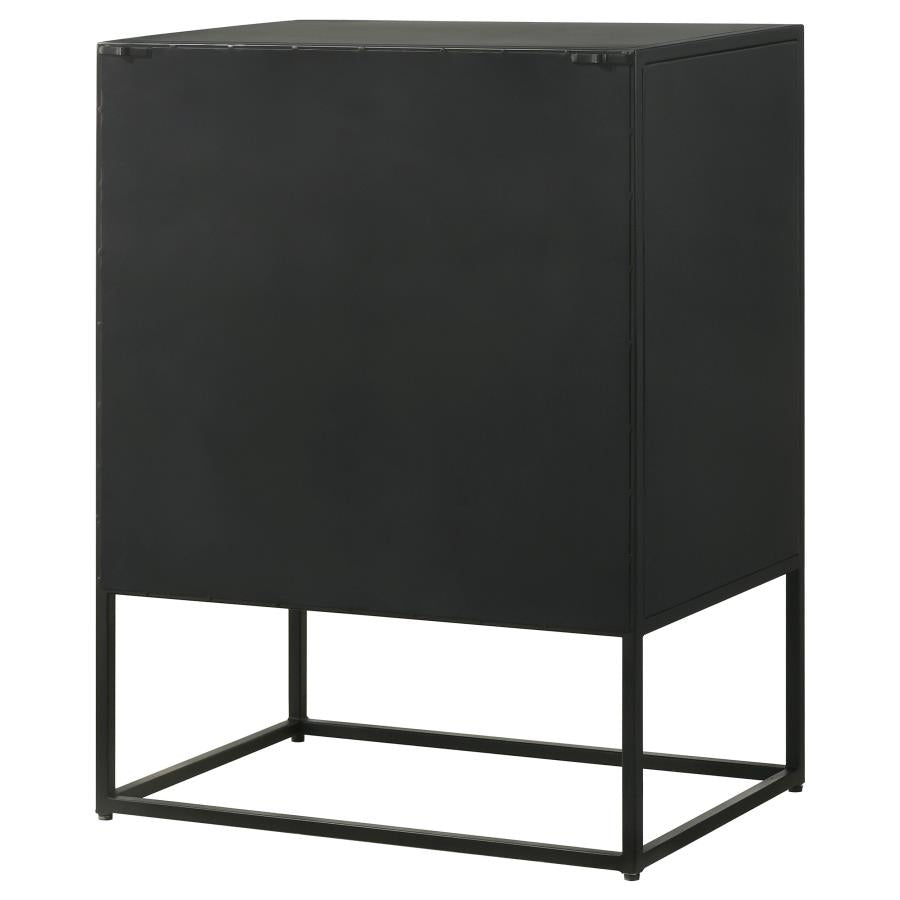 Alcoa Black Tall Accent Cabinet