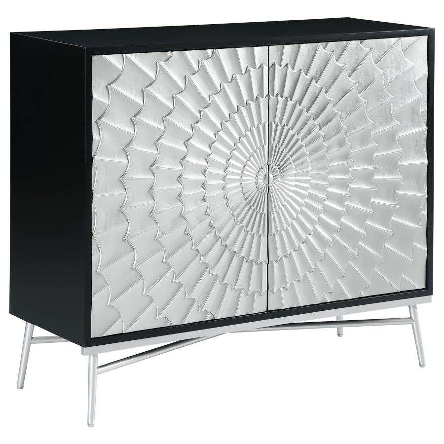 Josie Silver Accent Cabinet