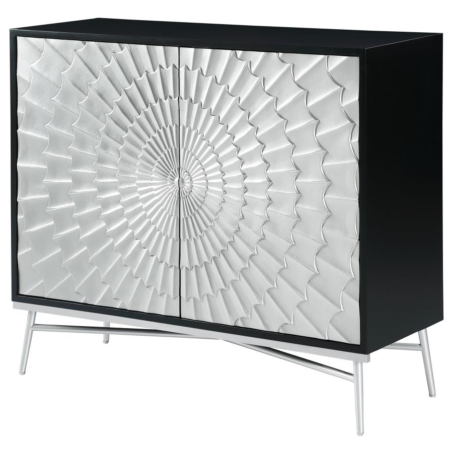 Josie Silver Accent Cabinet