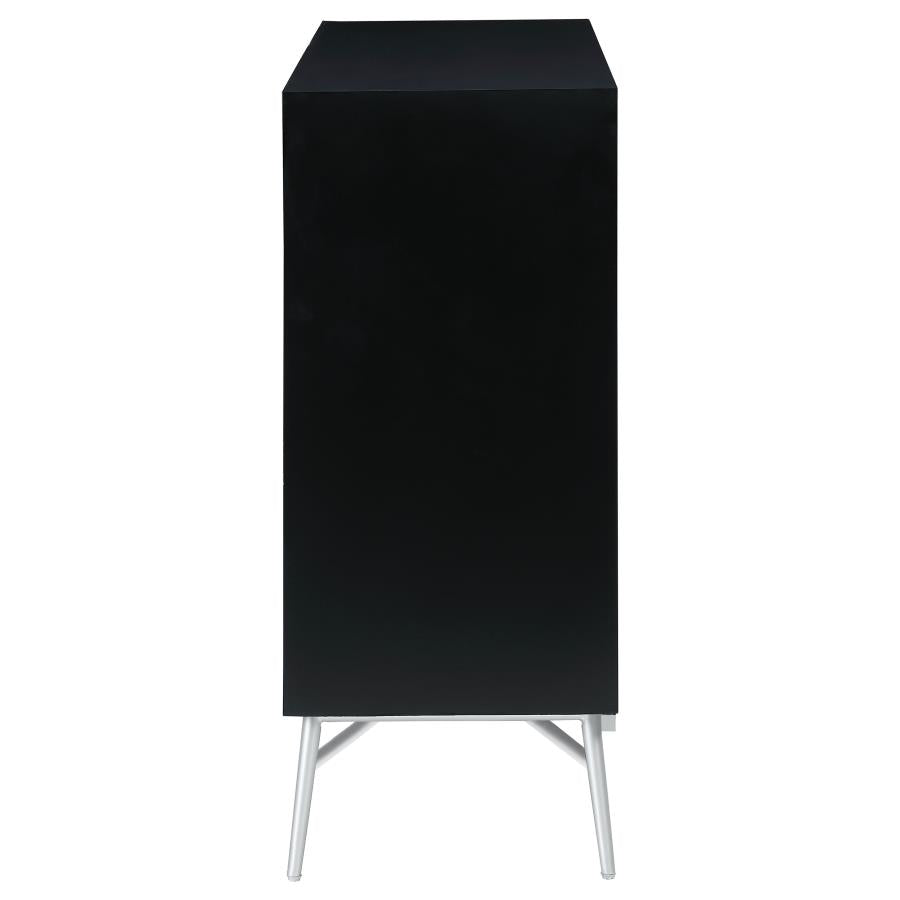 Josie Silver Accent Cabinet