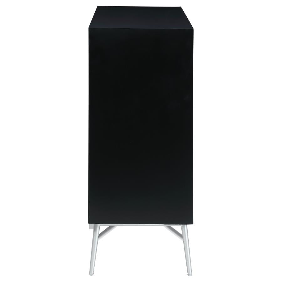 Josie Silver Accent Cabinet