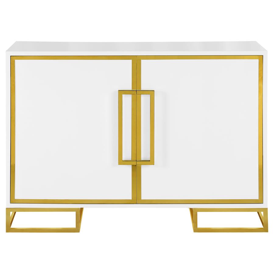Elsa White Accent Cabinet