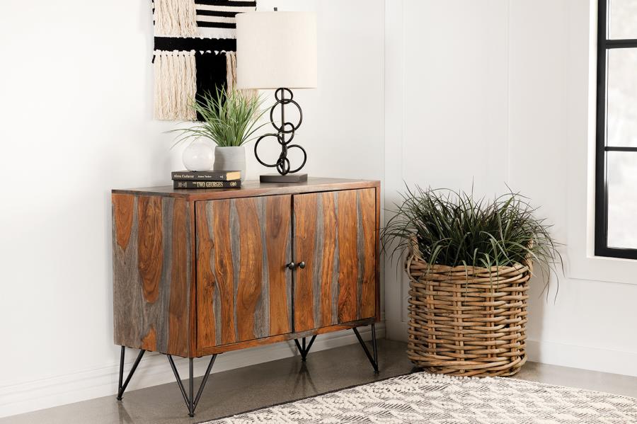 Macon Brown Accent Cabinet