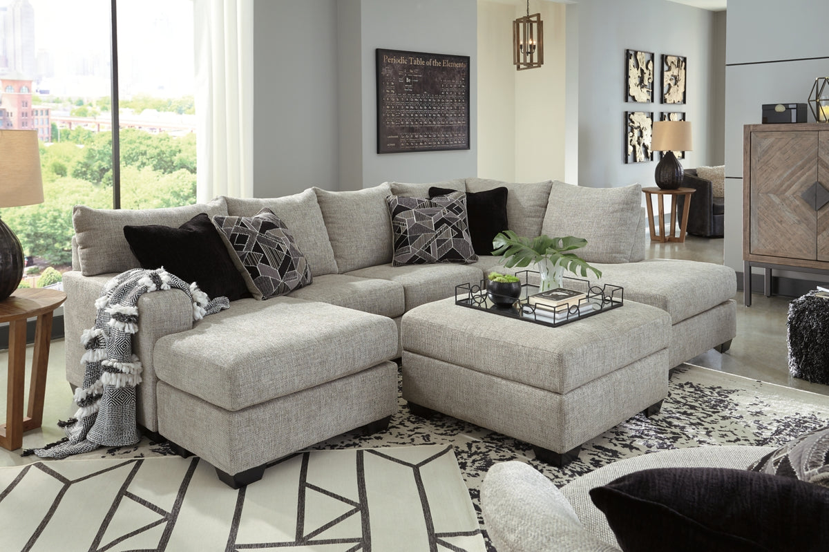 Megginson 2-Piece Sectional with Chair and Ottoman - PKG002382