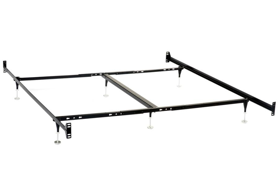 Esme Black California King Bed Frame (for Headboard & Footboard Only)