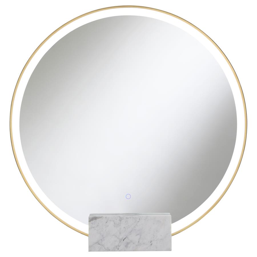 Jocelyn Silver Table Mirror