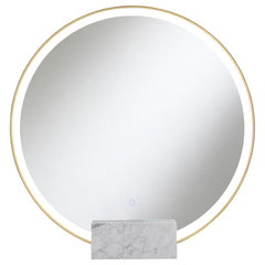 Jocelyn Silver Table Mirror