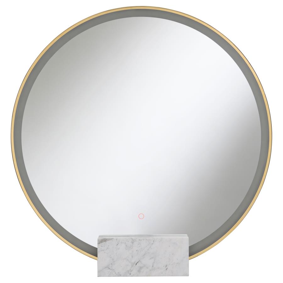 Jocelyn Silver Table Mirror