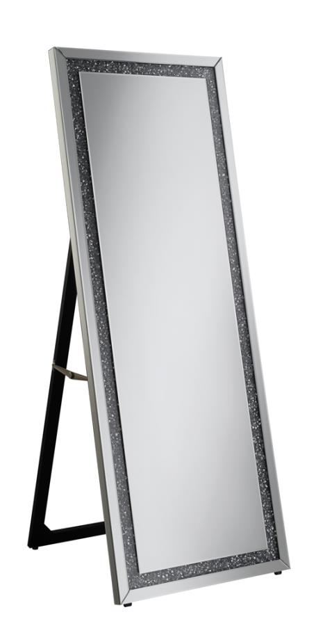 Novak Silver Standing Mirror