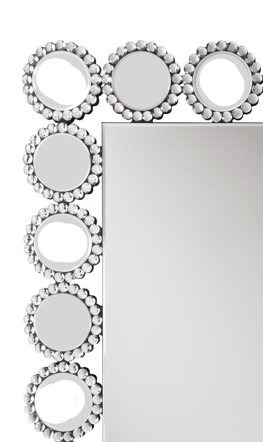 Aghes Silver Wall Mirror