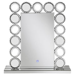 Aghes Silver Table Mirror
