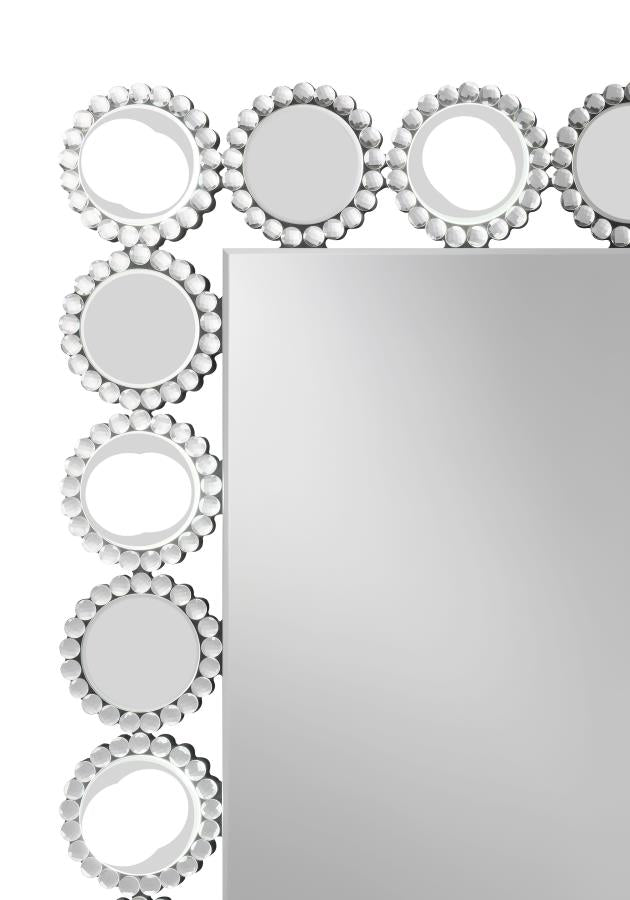 Aghes Silver Table Mirror