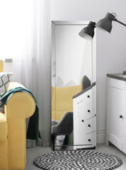 Soline Silver Standing Mirror