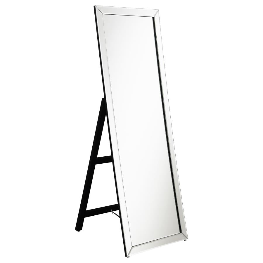 Soline Silver Standing Mirror