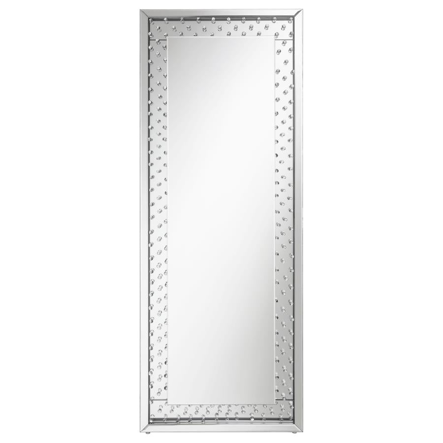 Yves Silver Floor Mirror
