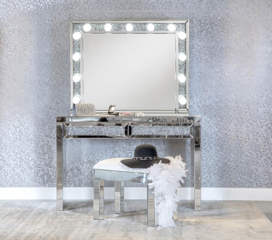 Wilmer Silver Table Mirror