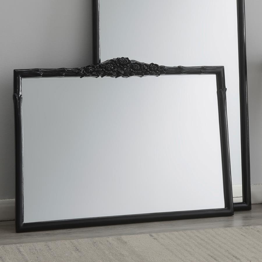 Sylvie Black Wall Mirror