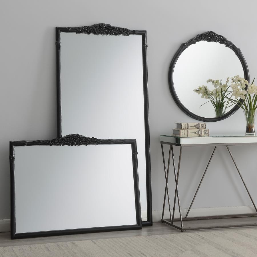 Sylvie Black Wall Mirror