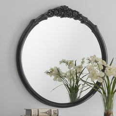 Sylvie Black Wall Mirror