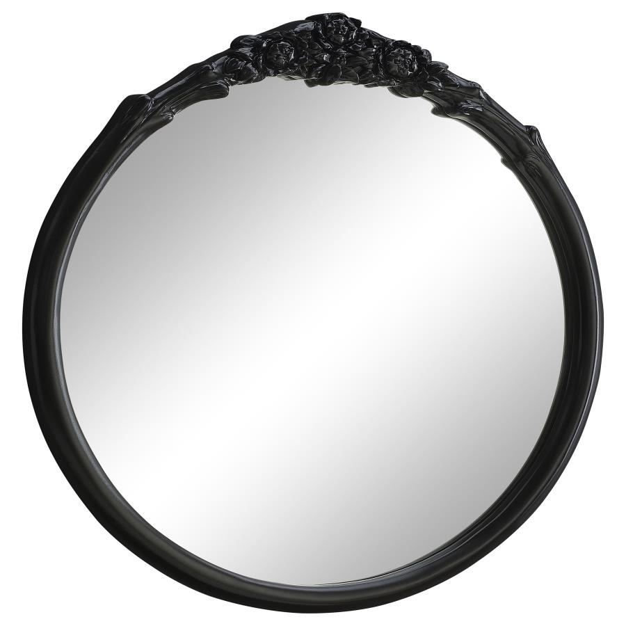 Sylvie Black Wall Mirror
