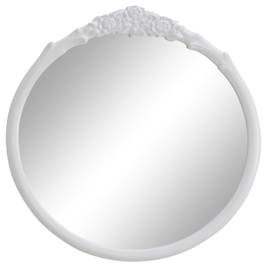Sylvie White Wall Mirror